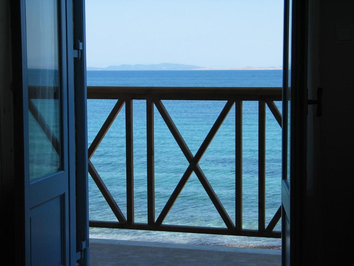 Kyparissis Beach Houses Skala Mistegnon Bagian luar foto