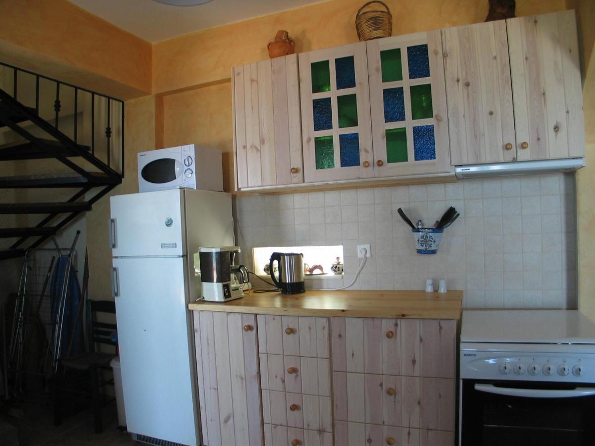 Kyparissis Beach Houses Skala Mistegnon Bagian luar foto