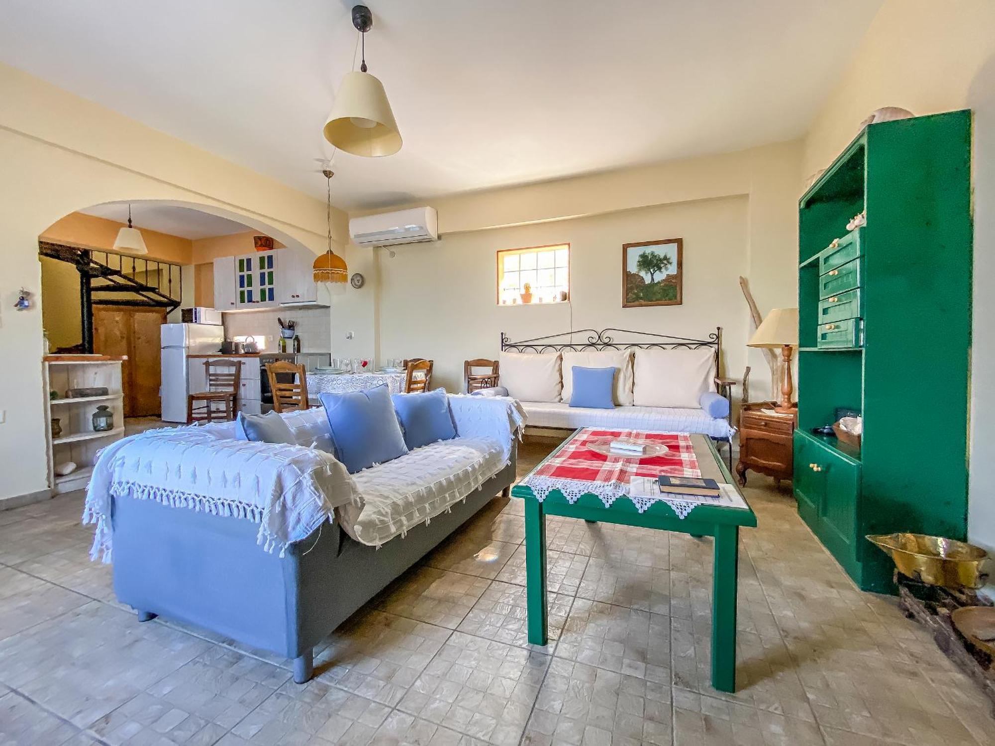 Kyparissis Beach Houses Skala Mistegnon Bagian luar foto